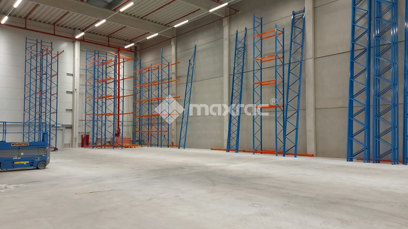 Maxrac completed pallet racking turn-key project in Europe Maxrac completed pallet racking turn-key project in Europe